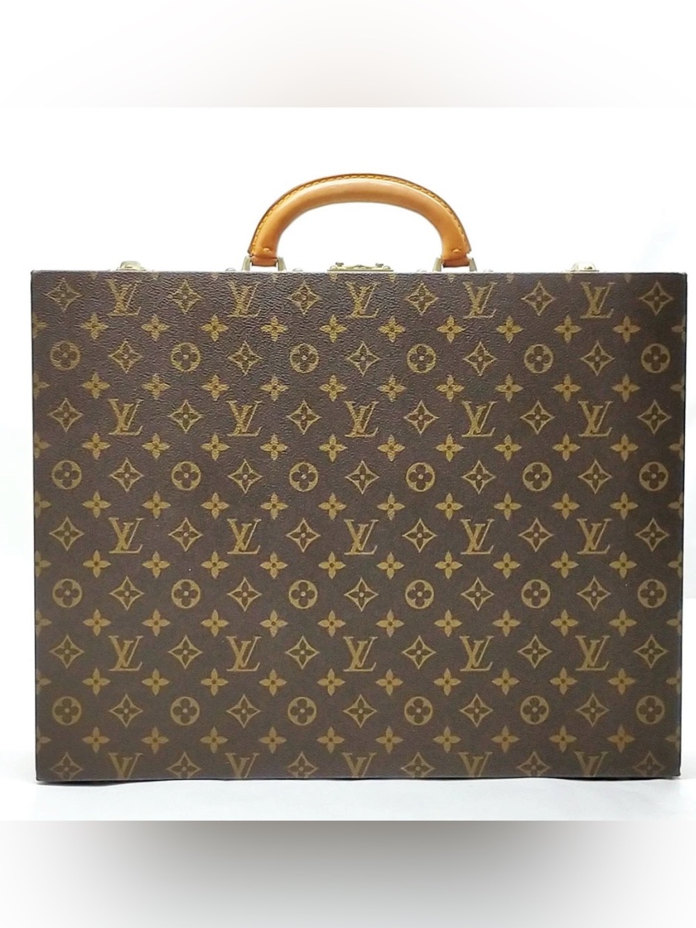 Louis Vuitton Brown Monogram President Hard Sided Briefcase Trunk